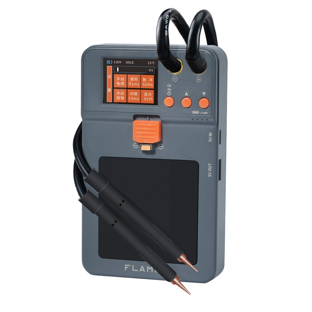 FLAMME SPOTER Portable Handheld Spot Welder - 1000A Output with Screen & USB Charging - Image 3