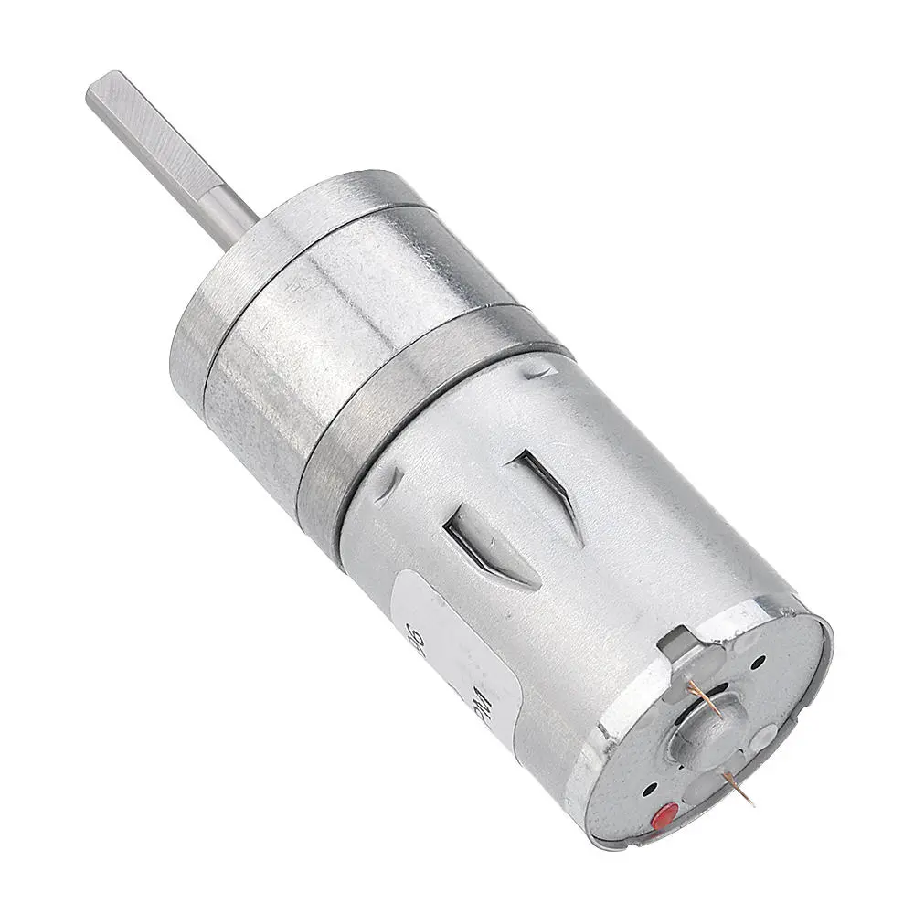 Machifit 25GA370 6V DC Micro Gear Motor | 25mm Extended Shaft | 25mm Size - Image 3