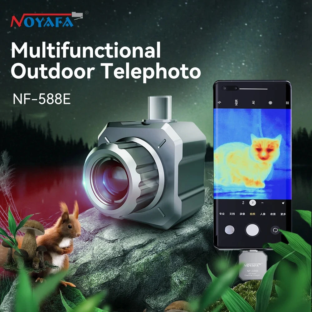 Noyafa NF-588E Thermal Imager | 256x192 IR Camera for Phone - Temperature Measurement - Image 4