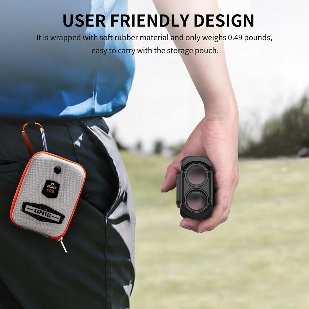 Milesey PF3S 800M Golf Laser Rangefinder with Slope & Vibration | for Hunting - Image 4