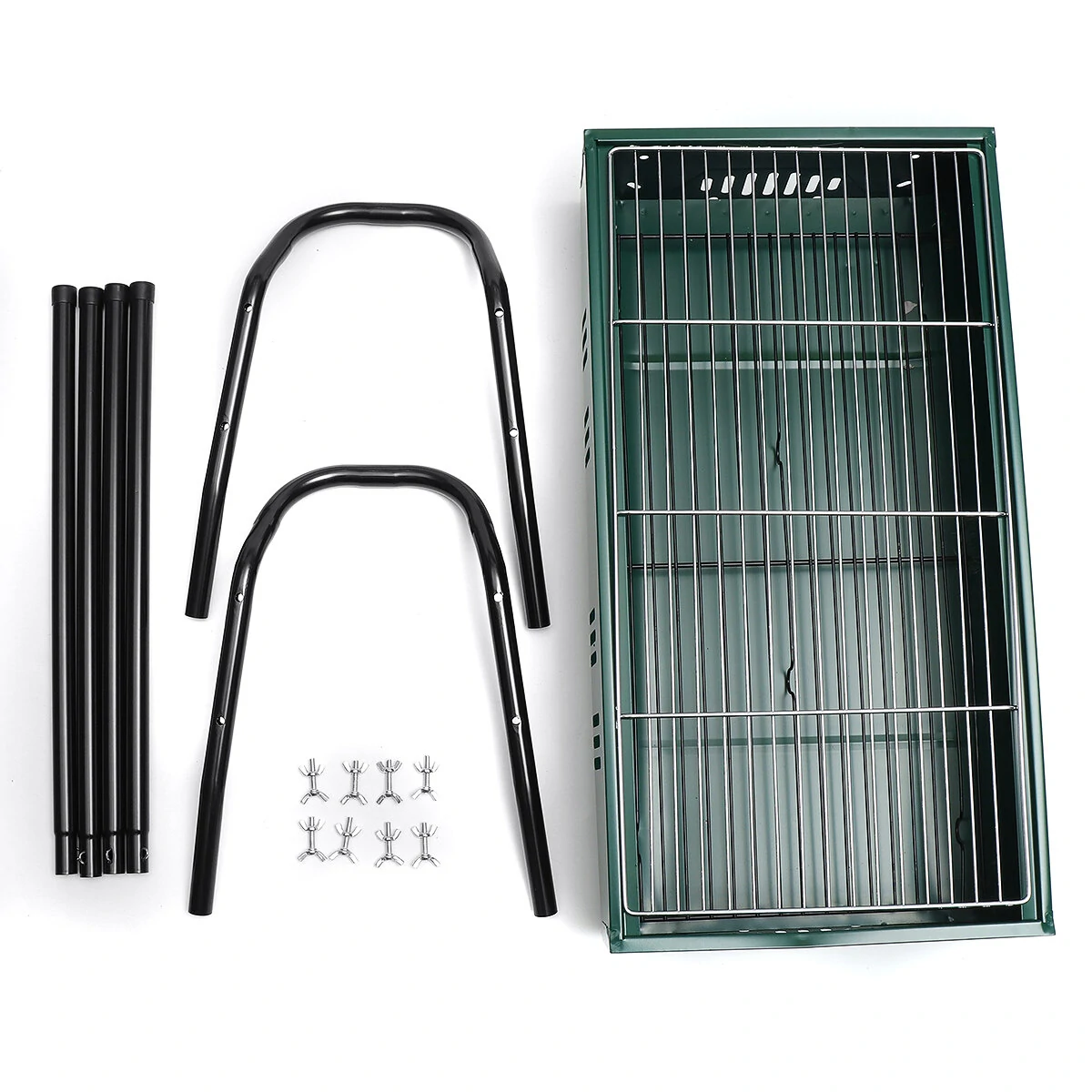 Portable Charcoal BBQ Grill - 80x45x80cm Iron Stove for Kebab & Camping - Image 5