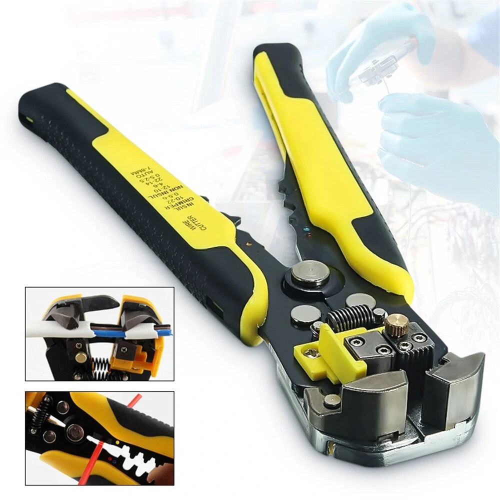 Automatic Wire Stripper Crimping Plier - 210mm Tool for Insulated & Non-Insulated Terminals - Image 4