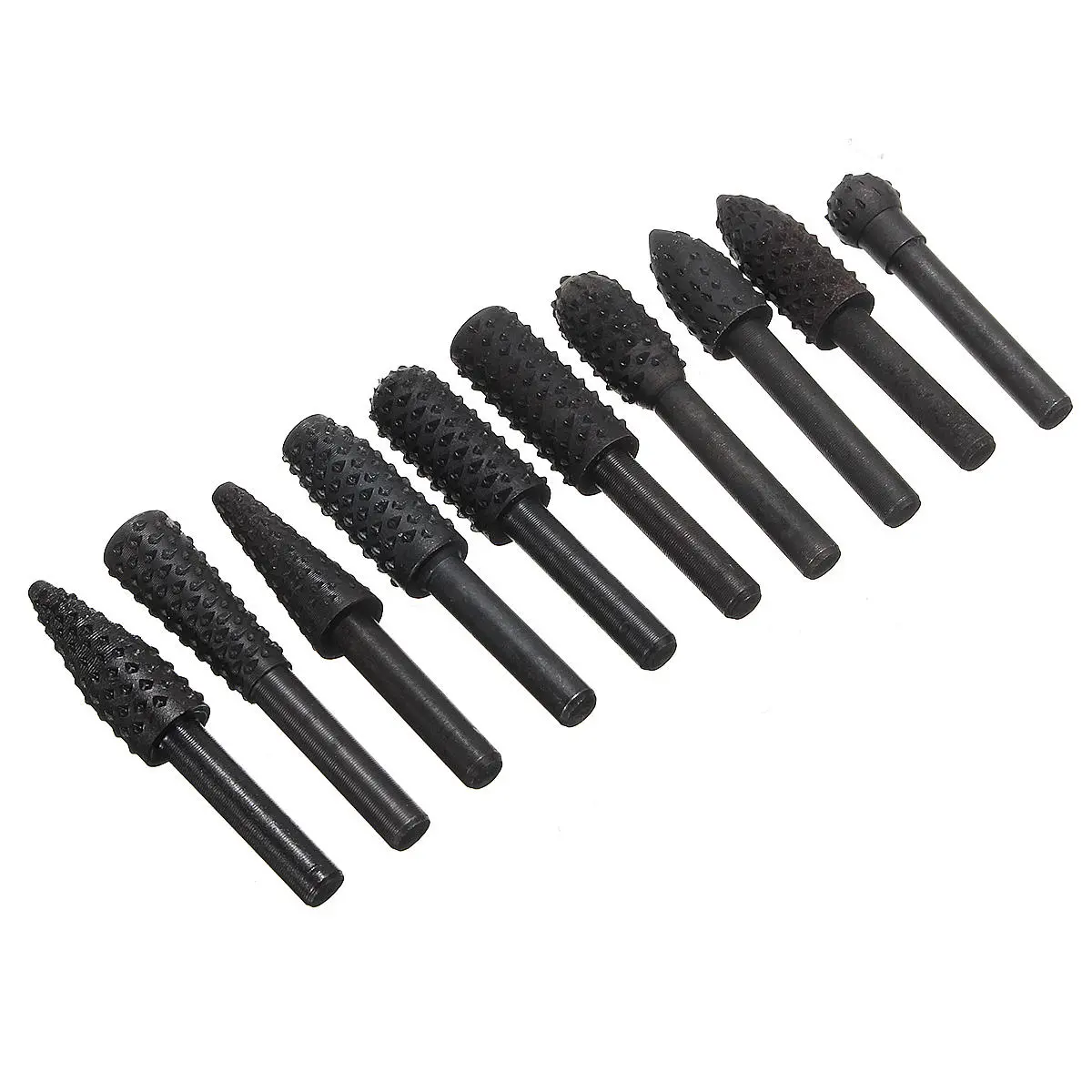 5/10Pcs Wood Carving Rotary File Set - Electric Root Milling Tool & Grinding Heads - Image 4