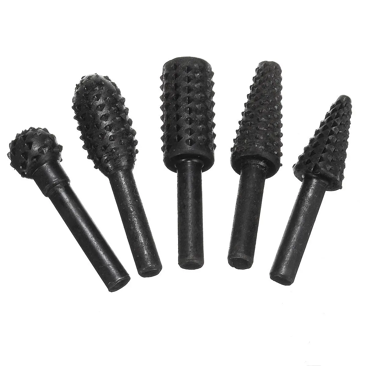 5/10Pcs Wood Carving Rotary File Set - Electric Root Milling Tool & Grinding Heads - Image 5