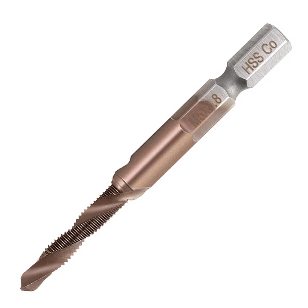 Drillpro M3-M10 Cobalt HSS Drill Tap Bit Set | 6Pcs Spiral Groove Metal Threaded Hole Opener - Image 5