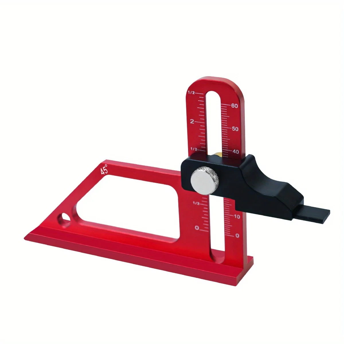 Adjustable Table Saw Depth Gauge 0-60mm | Metric & Inch Scale | Aluminum Blade Height Gauge - Image 5