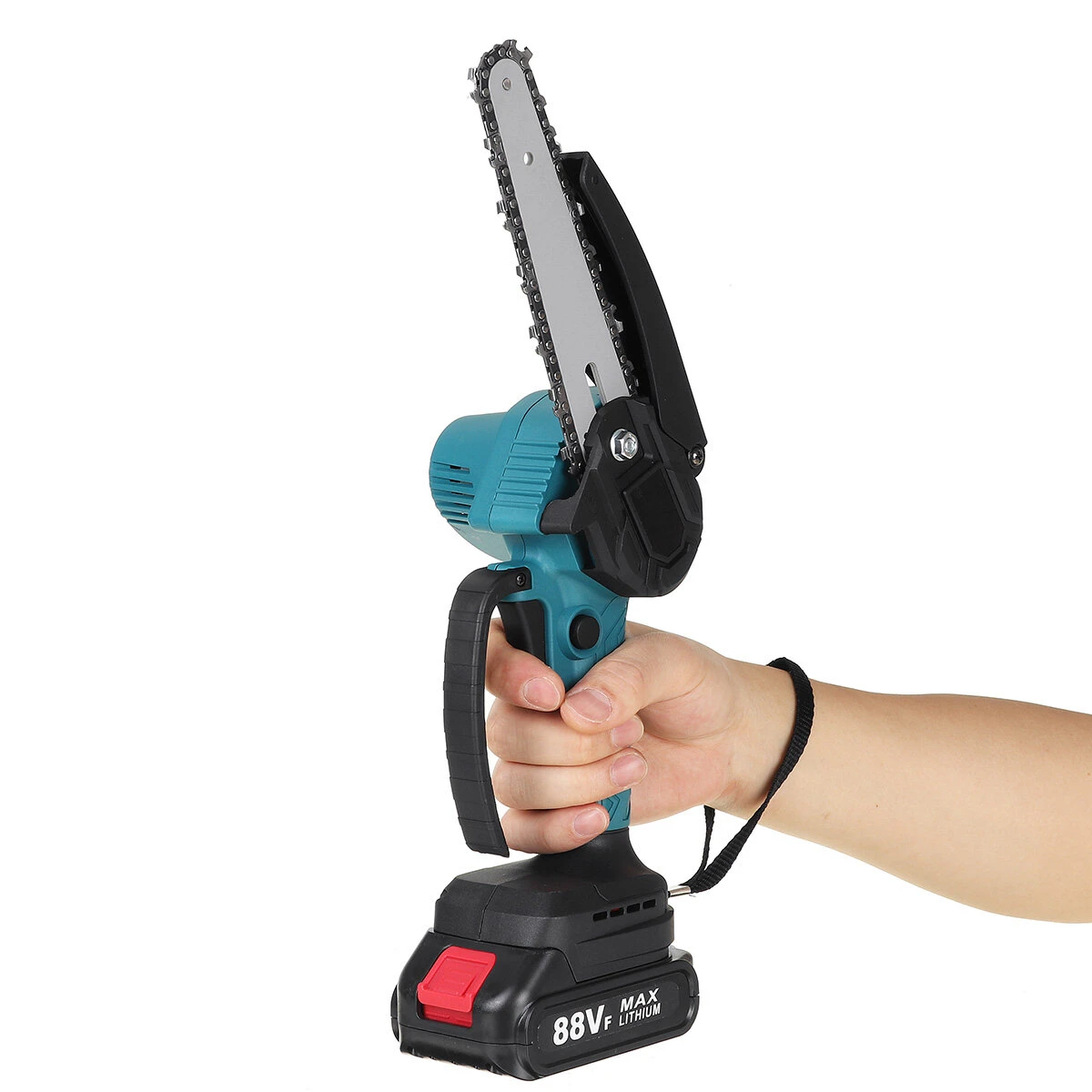 88VF Cordless Electric Saw - 6 Inch One-Hand Chain Saw with Battery for Woodworking - Image 3