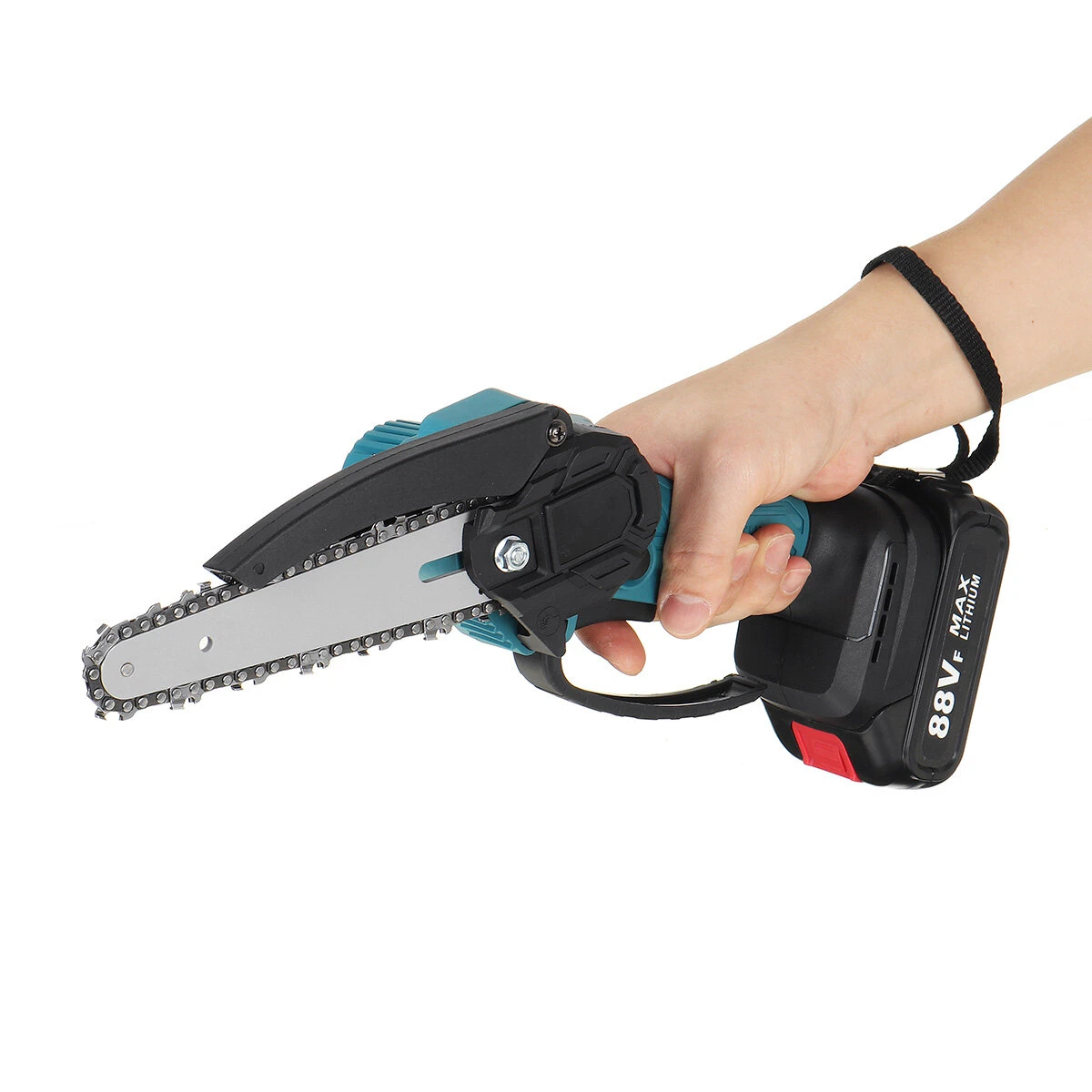 88VF Cordless Electric Saw - 6 Inch One-Hand Chain Saw with Battery for Woodworking - Image 4