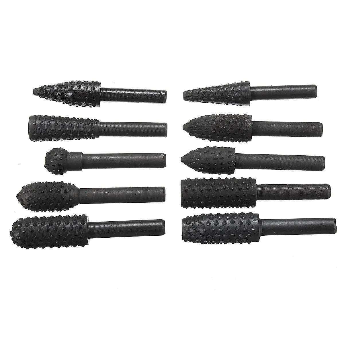 5/10Pcs Wood Carving Rotary File Set - Electric Root Milling Tool & Grinding Heads - Image 3