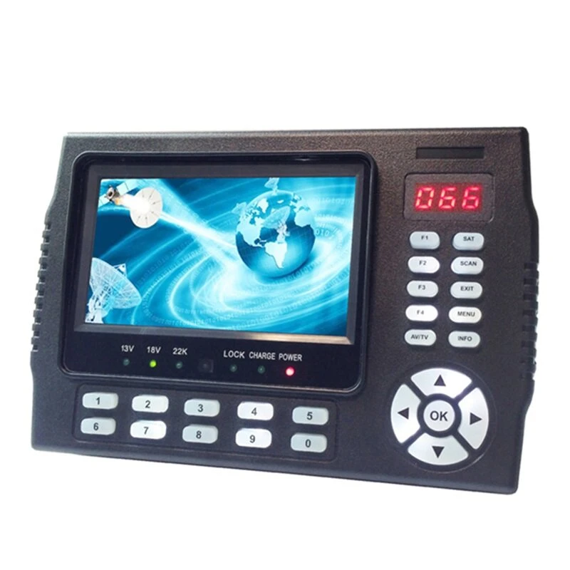 KPT-958H HD Satellite Finder - DVB-S2 MPEG4 Meter with USB & HD Output