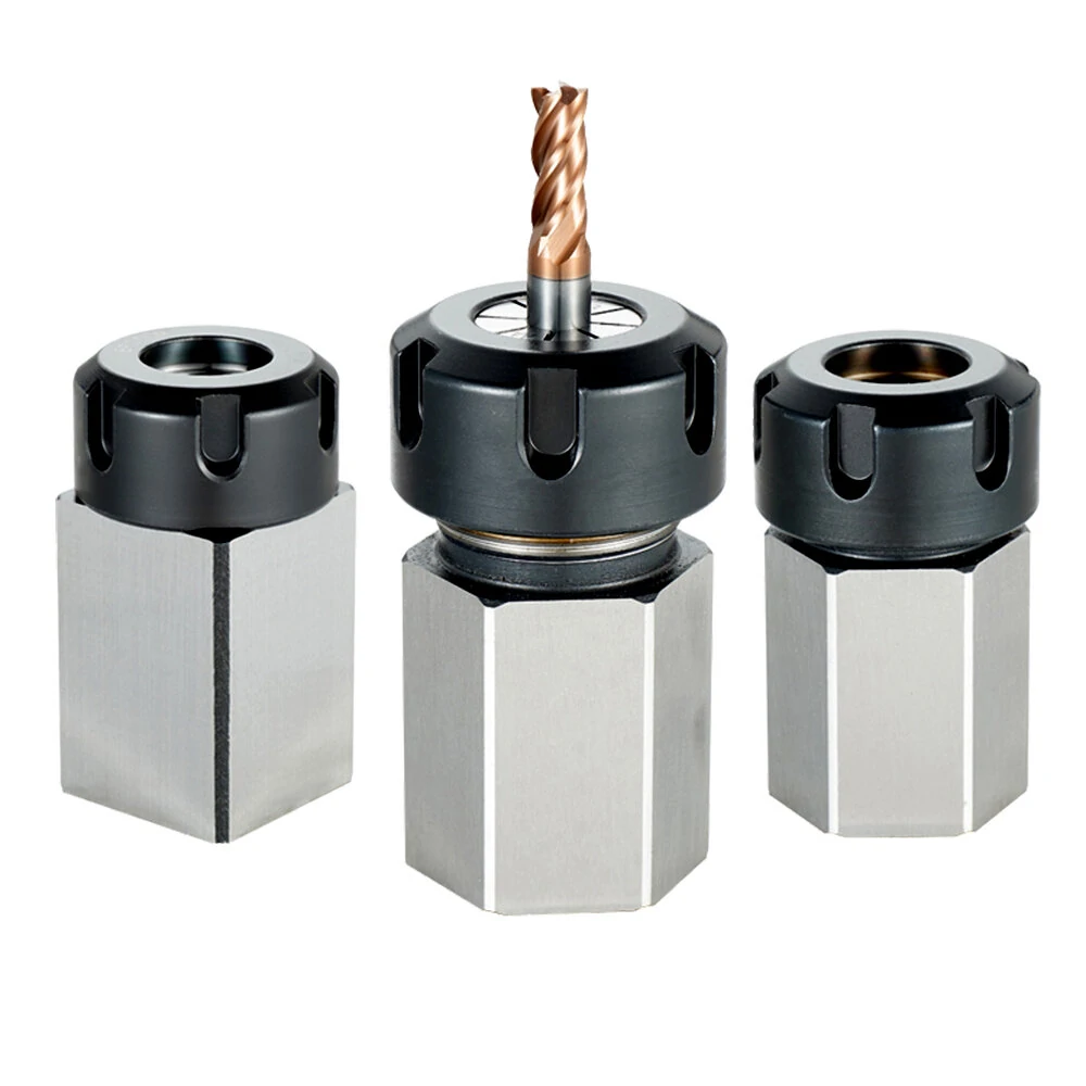 ER25 ER32 ER40 Steel Hex Collet Chuck Seat - CNC Lathe Engraving Tool Holder