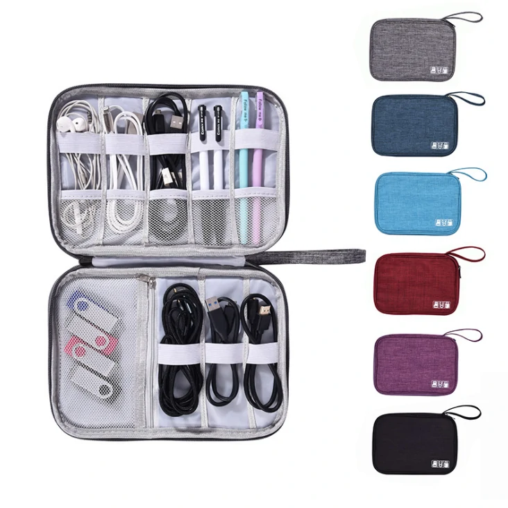Travel Digital Storage Bag | Portable Organizer Case for Headphones & Cables