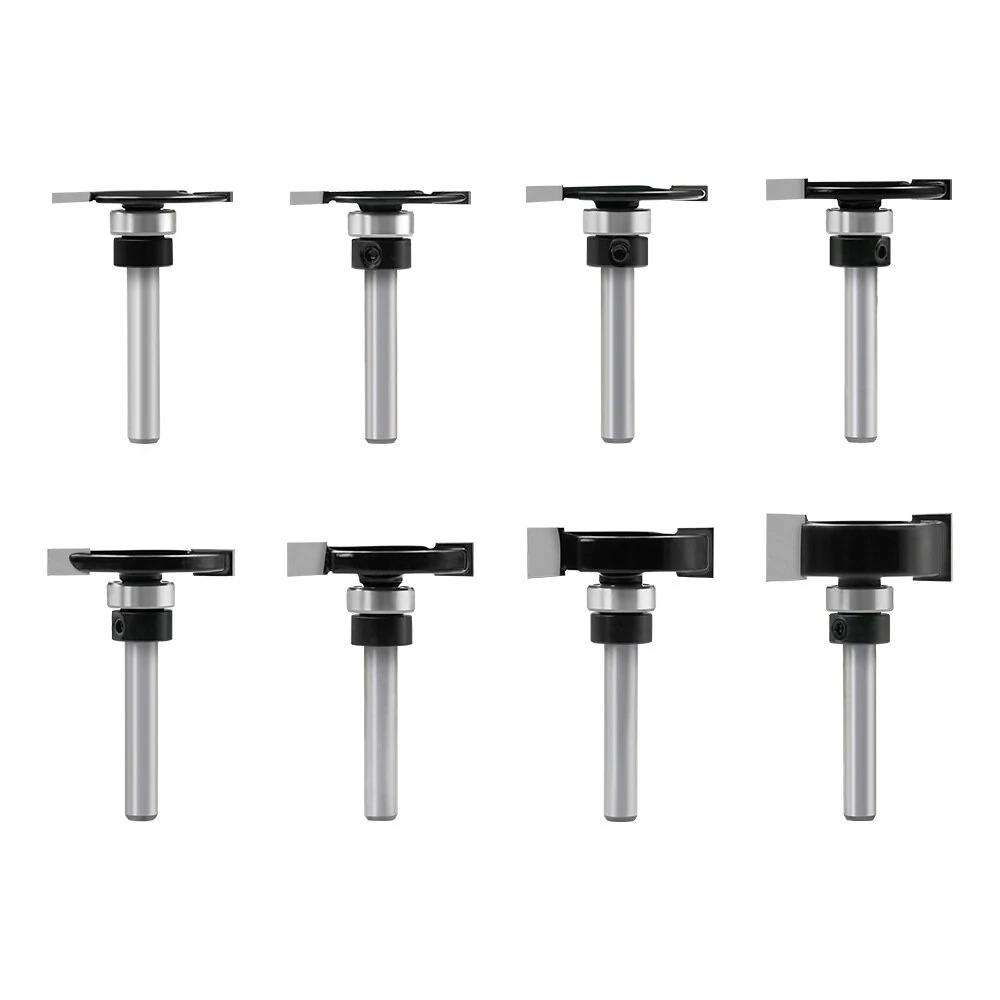 LAVIE 6mm T-Slot Router Bit - Tungsten Carbide Blade for MDF, Hardwood & Particle Board