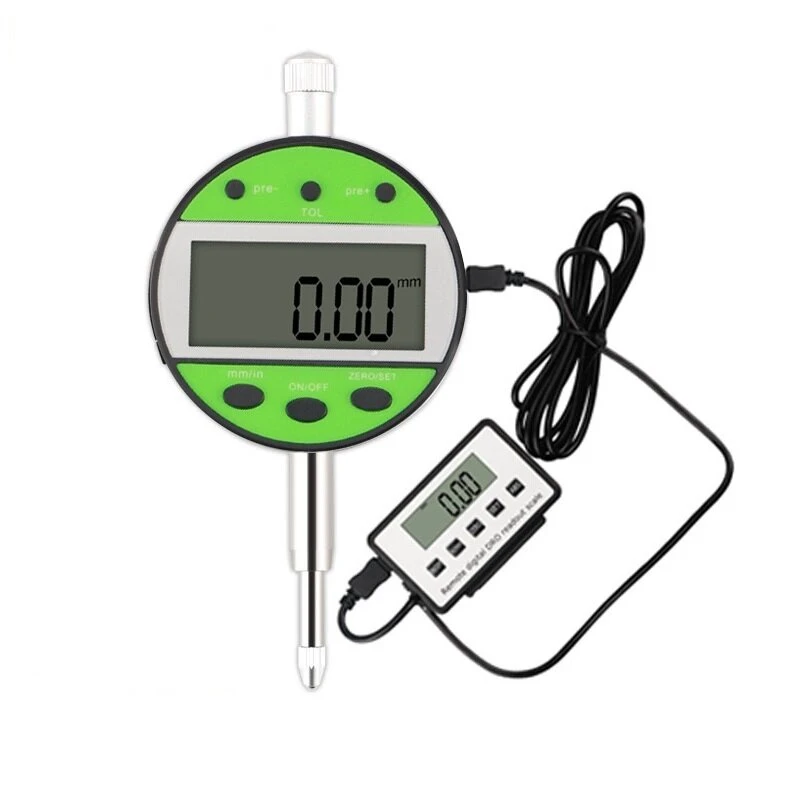 Mitutoyo 0-12.7/25.4mm Digital Dial Indicator | Remote Dual Screen LCD Display | Auto Inspection Tool