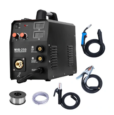 Hzxvogen MIG 250 220V Welder - 3 in 1 MIG TIG MMA Gas Machine