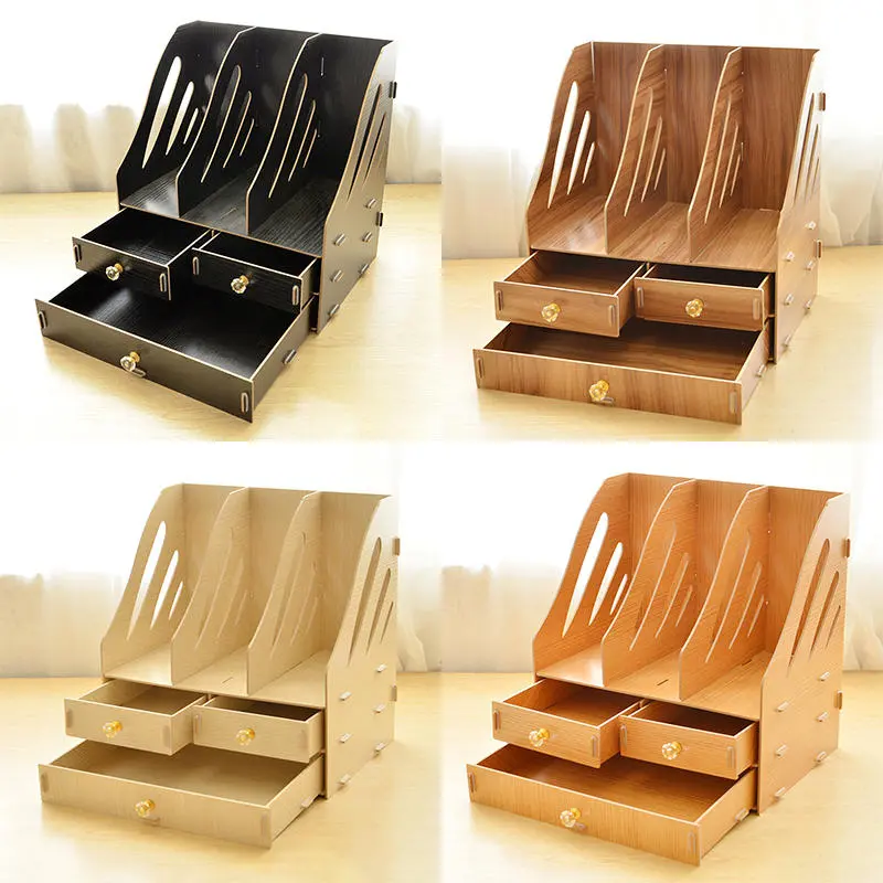 Desktop Storage Box Drawer Type Book Stand | Desktop Organizer Stationery Shelf