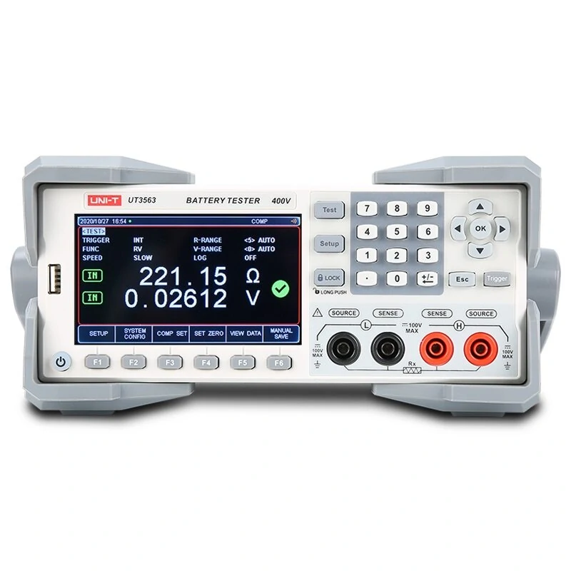 UNI-T UT3563 Battery Internal Resistance Tester - 400V 3kΩ Desktop Instrument