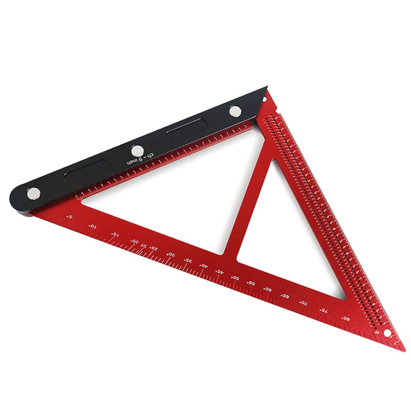 Angle Finder Protractor - Adjustable Woodworking Ruler for Construction & Hobbyists