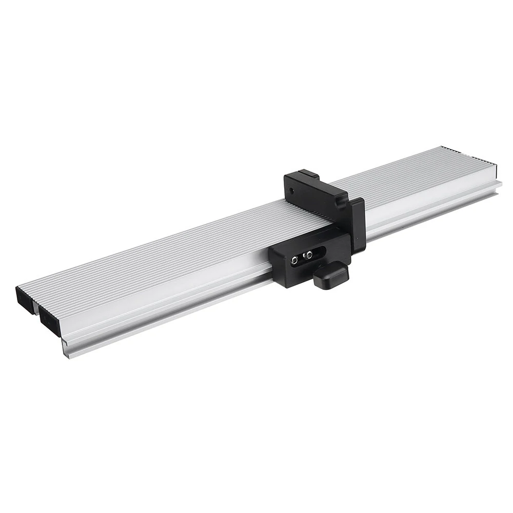 Wnew 450-1220mm Miter Gauge Fence | Aluminum Alloy T-Slot Track for Table Saw & Router Table