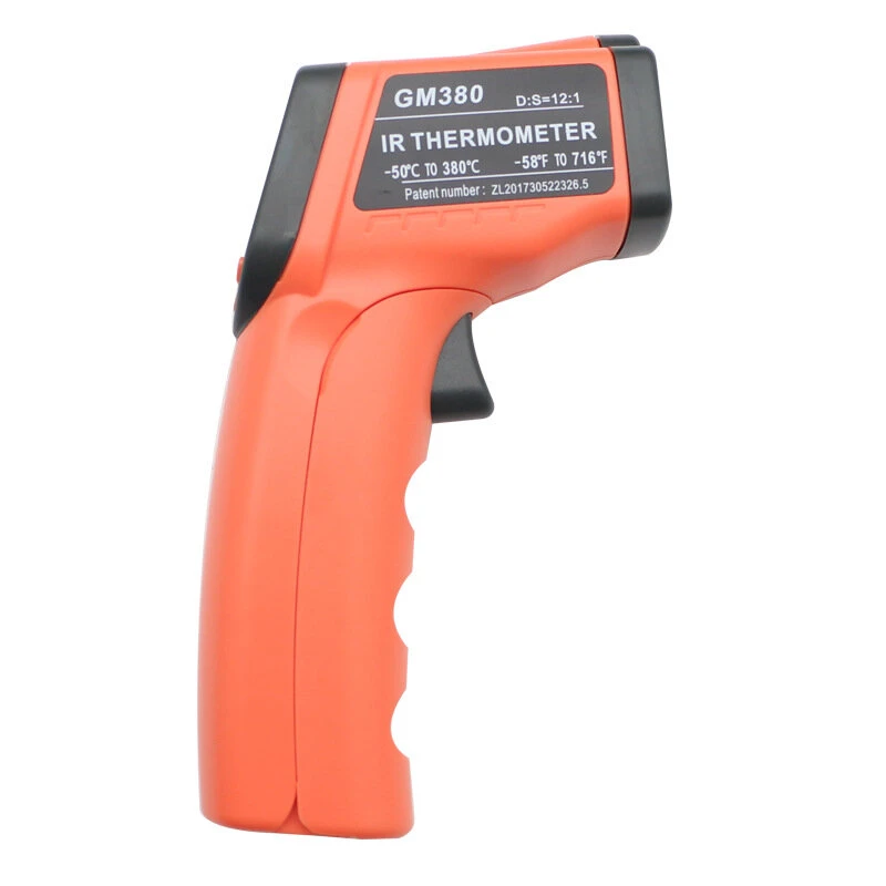 GM380 Digital Infrared Thermometer -50°C to 380°C | Non-Contact Laser Temperature Gun