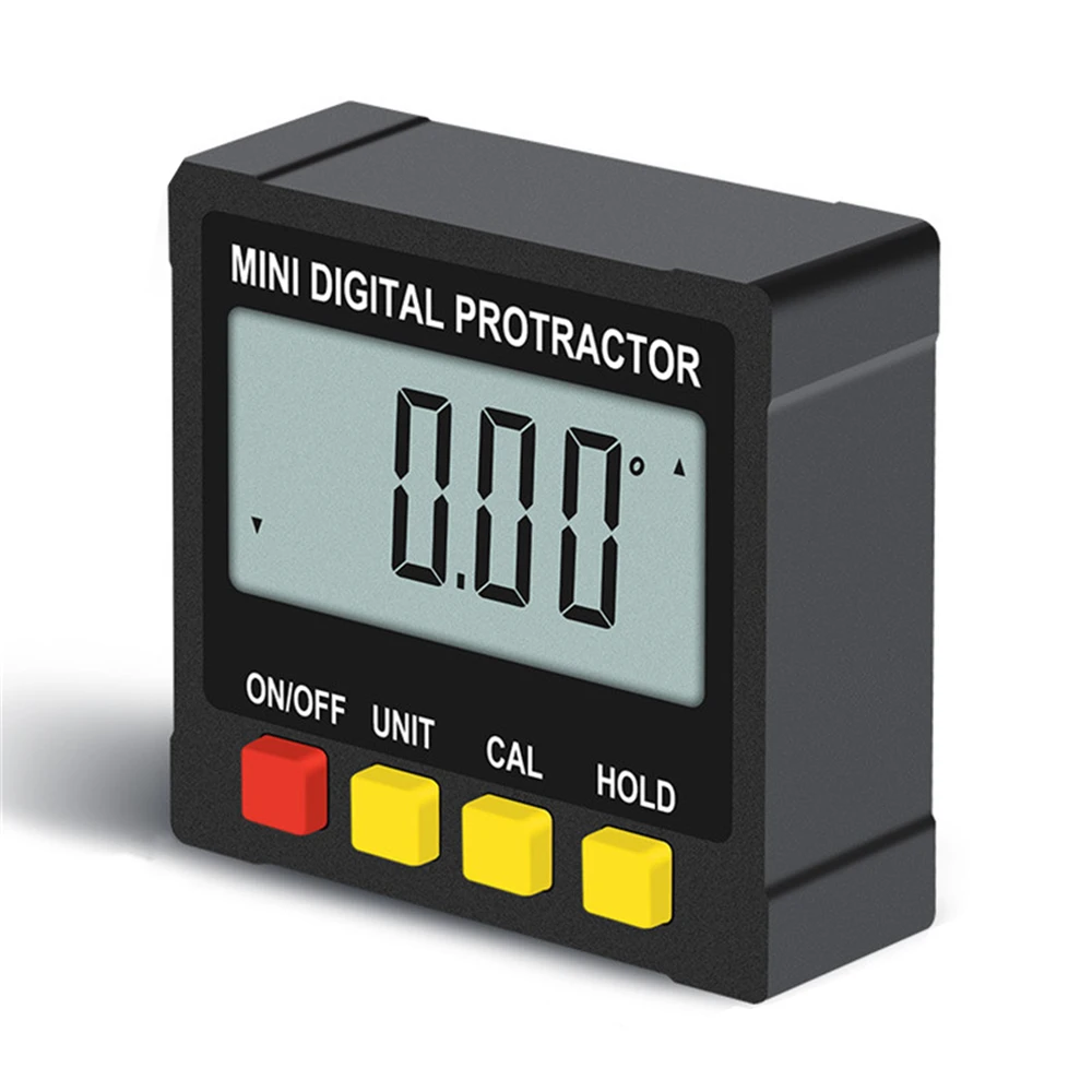 Large LCD Digital Protractor Angle Finder - 360° Inclinometer & Spirit Level
