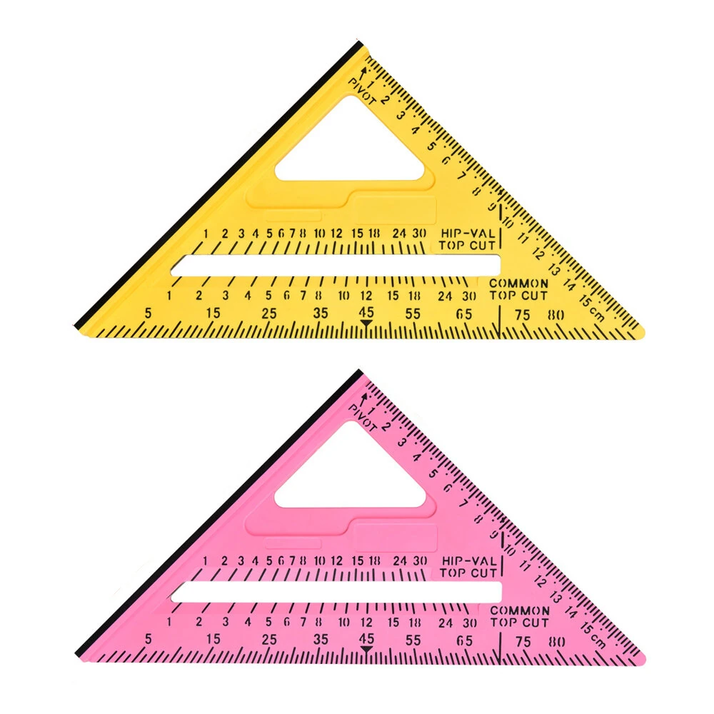 Carpenter Triangle Square - 45 Degree Angle Ruler & Woodworking Scriber