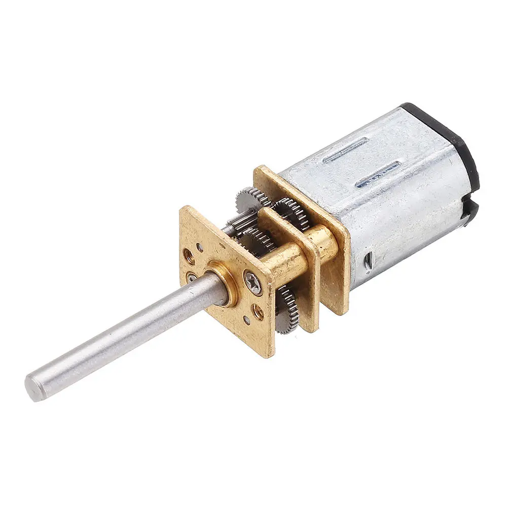Machifit 20MM-N20 DC Gear Motor - 6V 30rpm / 12V 100rpm - Metal Gearbox