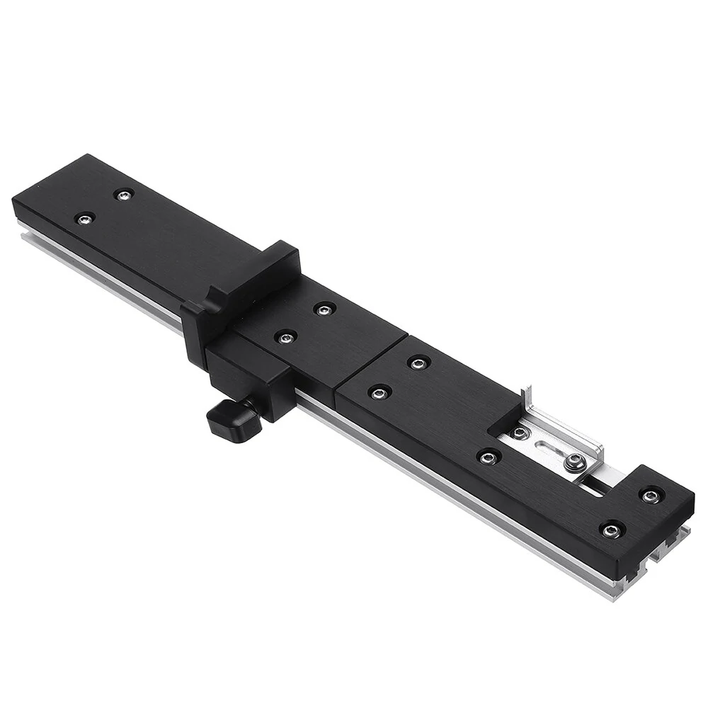 Drillpro 30x60x450mm Aluminum Box Joint Jig | For Miter Gauge & Woodworking