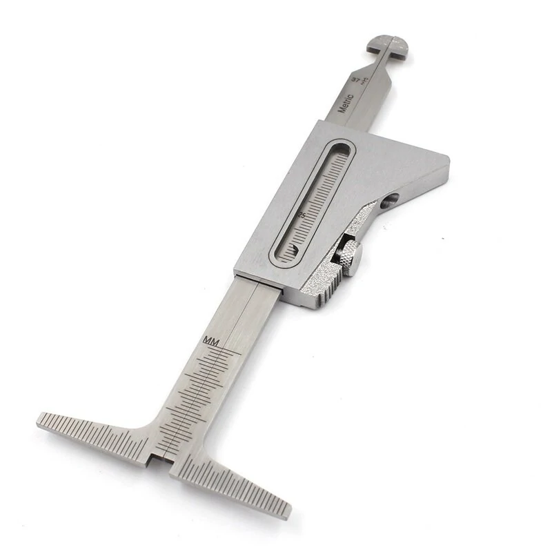 Stainless Steel Weld Gauge - High Low Staggered Ruler | Weld Level Measurement Tool