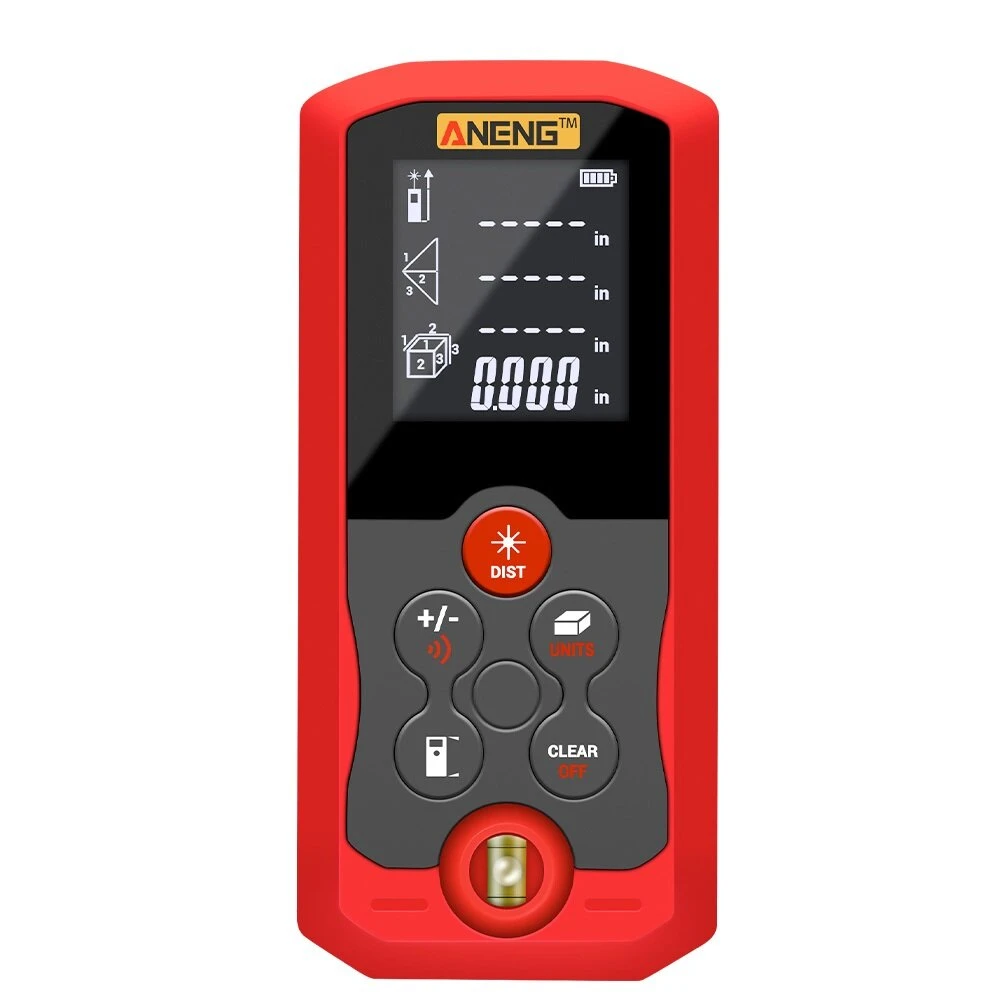 ANENG J01 Laser Distance Meter - 40M Range Finder | Area Volume Meter