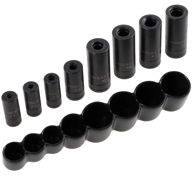 Steel Tap Socket Set 8pcs | 1/4 & 3/8 Inch Drive | Tight Space Automotive Tools