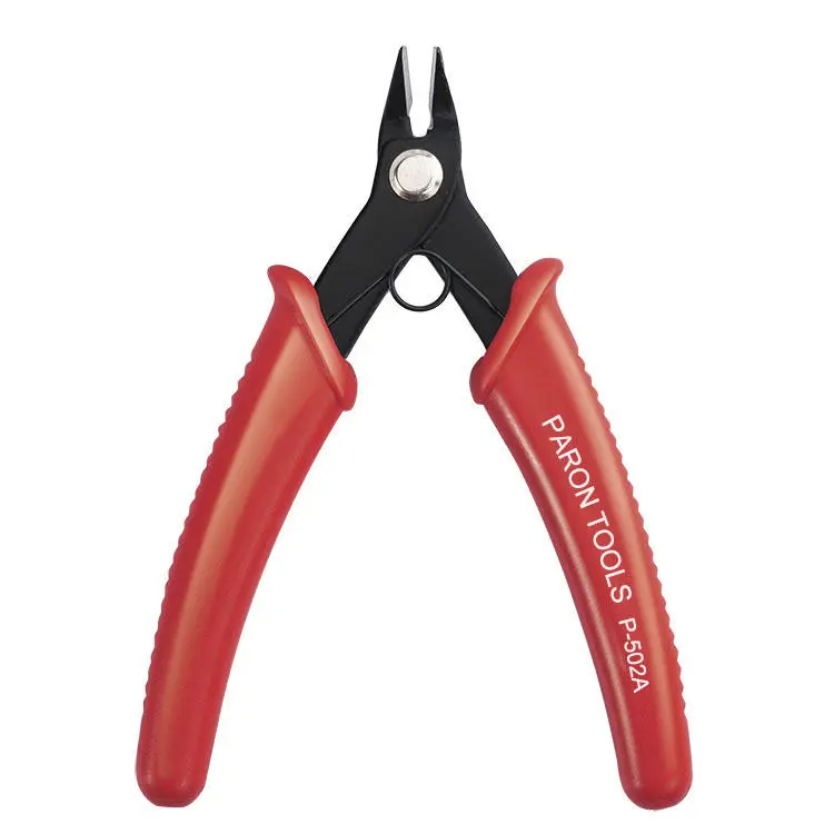 Paron P-502A 5 Inch Diagonal Cutting Pliers - Electric Wire Nippers with Grip