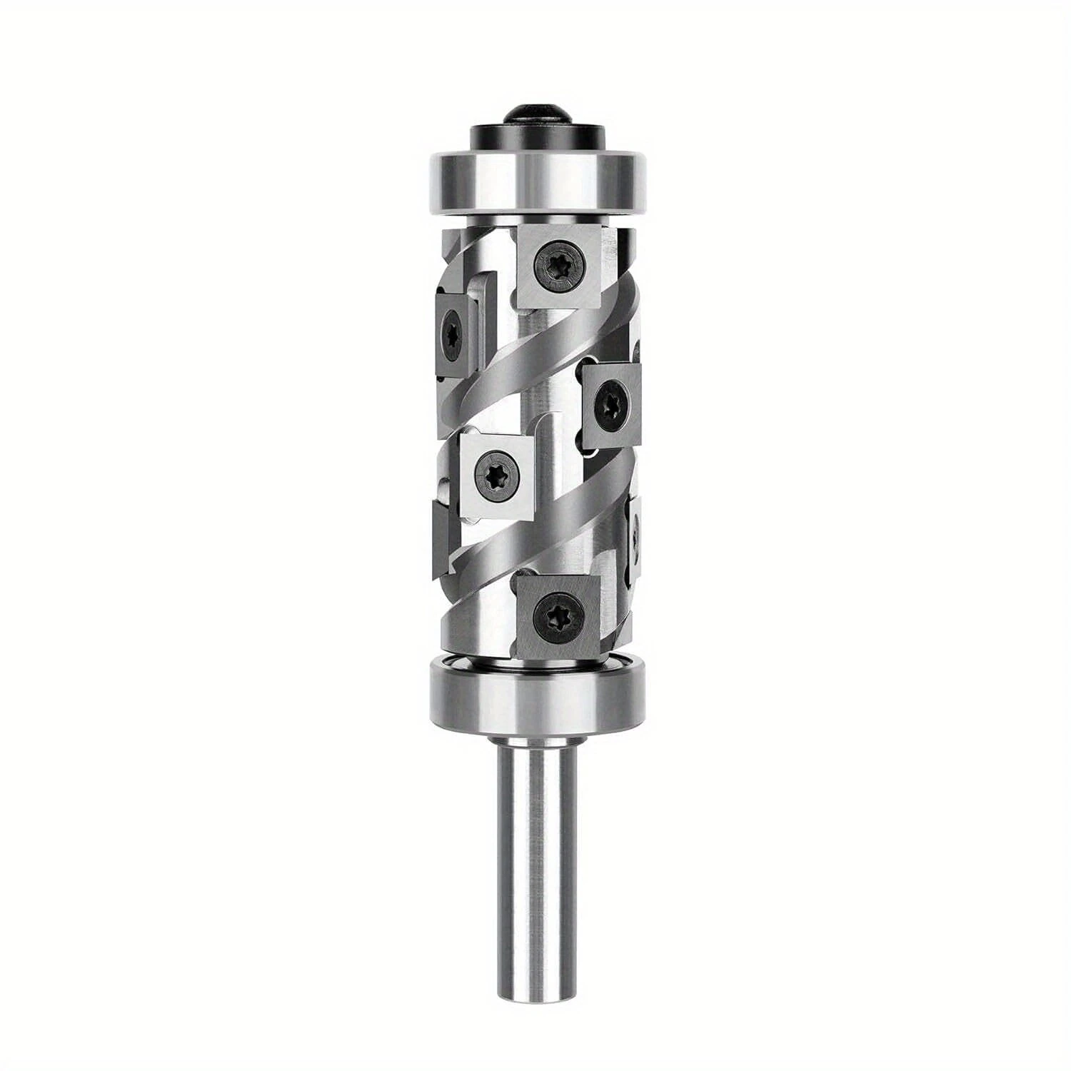 Top & Bottom Bearing Flush Trim Router Bit | 1/2 Shank | 12 PCS Carbide Inserts