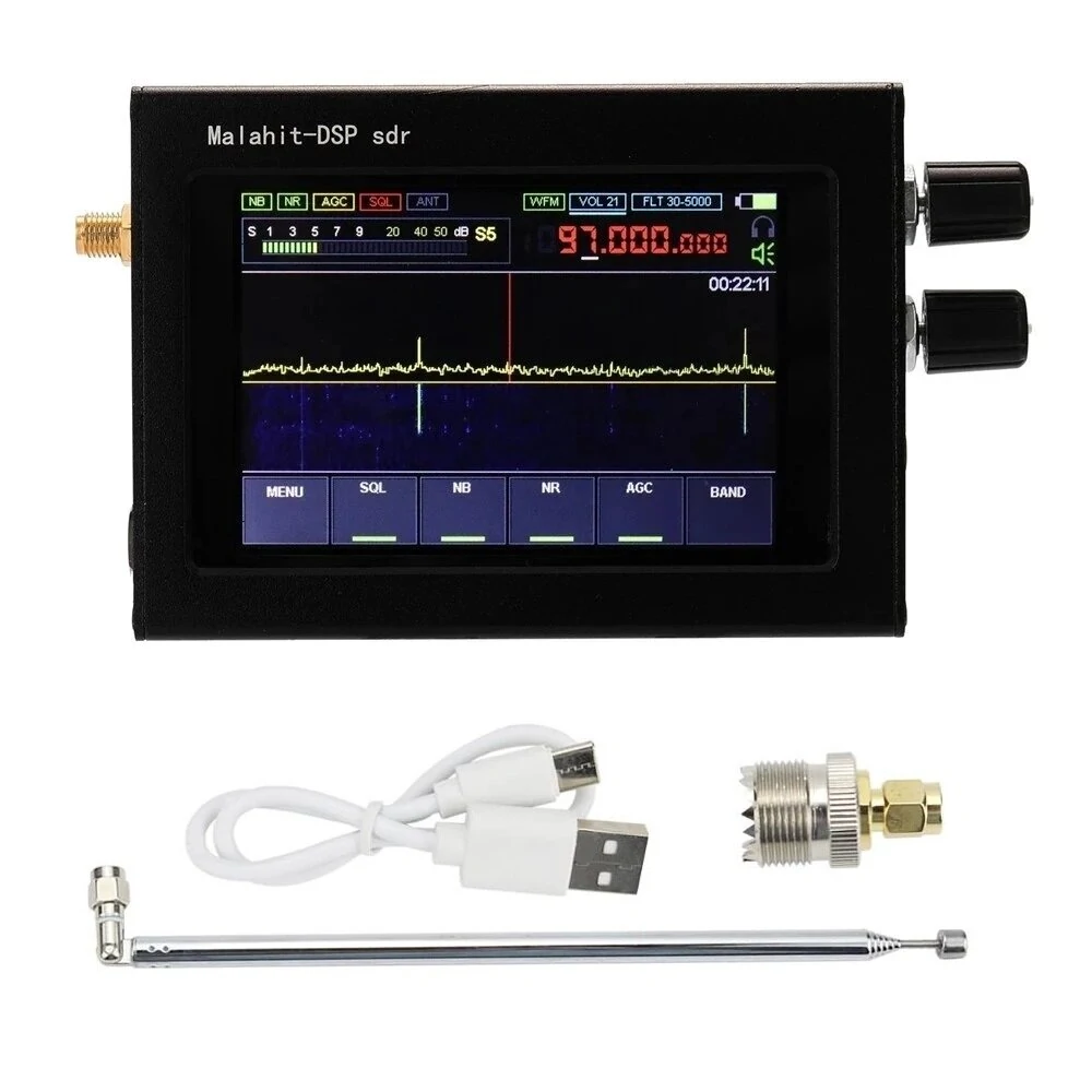 Malachite SDR Radio DSP Receiver | 50KHz-2GHz | 3.5 Touch Screen | AM/SSB/NFM/WFM