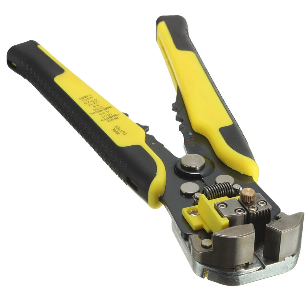 Automatic Wire Stripper Crimping Plier - 210mm Tool for Insulated & Non-Insulated Terminals