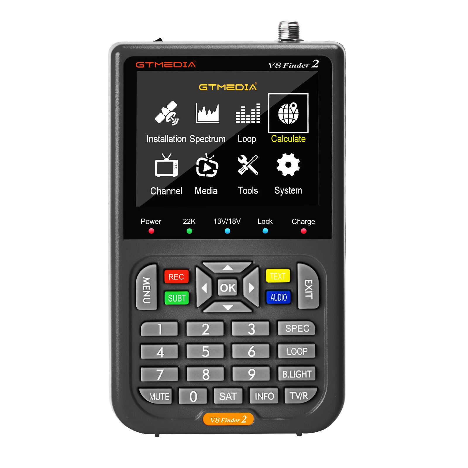 GTMEDIA V8 Finder2 Handheld Satellite Meter | 3.5 Inch HD LCD | DVB-S/S2 | 4000mAh Battery