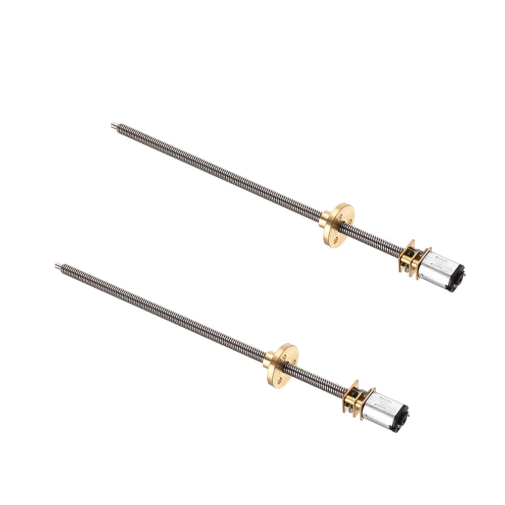 N20 Geared Motor - 2Pcs DC 6V Gearbox Motors | 160mm T5 Shaft & Flange