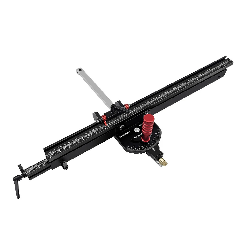 ENJOYWOOD M1 Pro Angle Miter Gauge | Extended Fence for Table Saw & Router Table