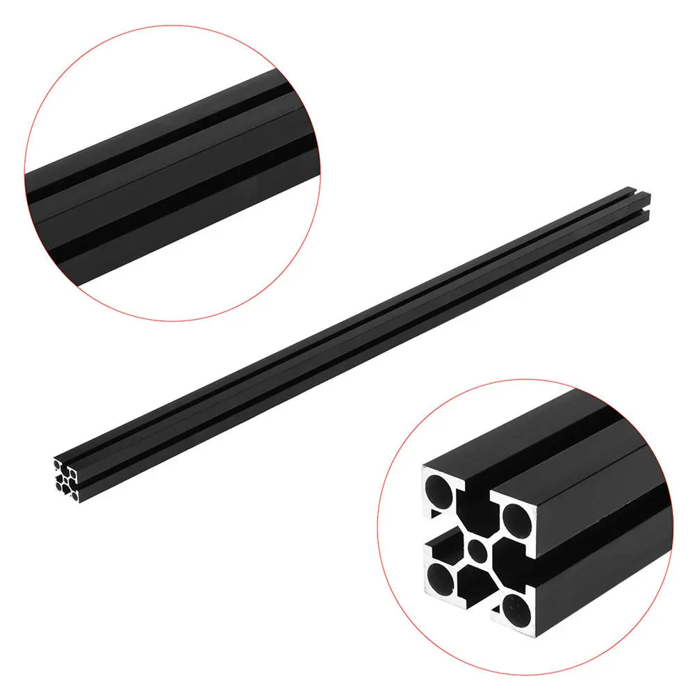Machifit 4040 Aluminum Profile - 1000mm Black Extrusion Frame for CNC