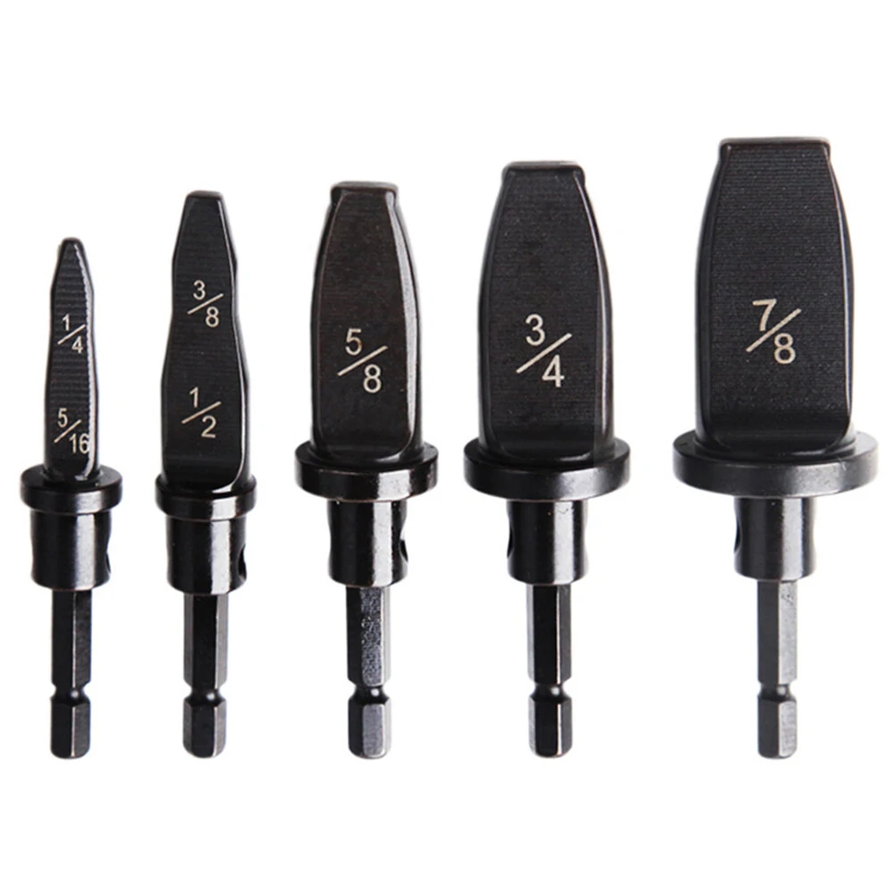 Drillpro 5pc Swaging Tool Set - Pipe & Tube Expander for Household Drill