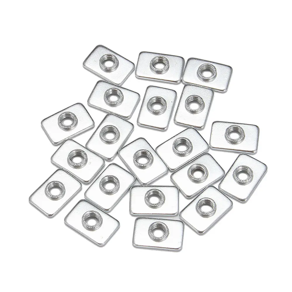 Machifit M3 Steel Tee Nuts - 20pcs for 2020 V-Slot Aluminum Profiles