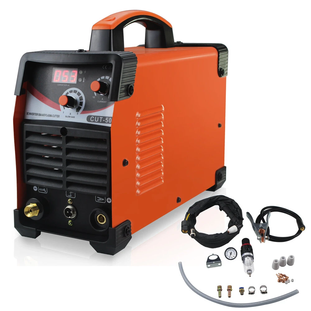 CT50 Air Digital Inverter Portable Plasma Cutter - 220V 50A Hand Machine for Cutting