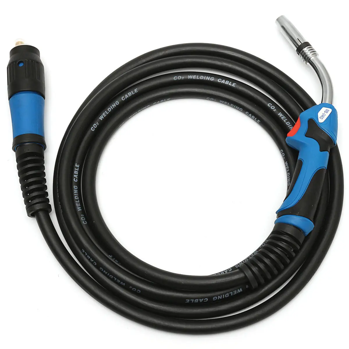 MB24 MIG Welding Gun Torch - 250 Amp Binzel Style w/ 5M Lead & Euro Adapter