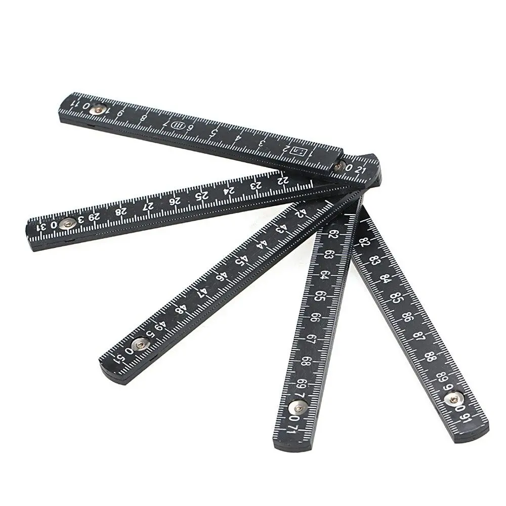 1M Slide Ten-Parts Folding Ruler | Inside Reading Carpenter Measuring Tool