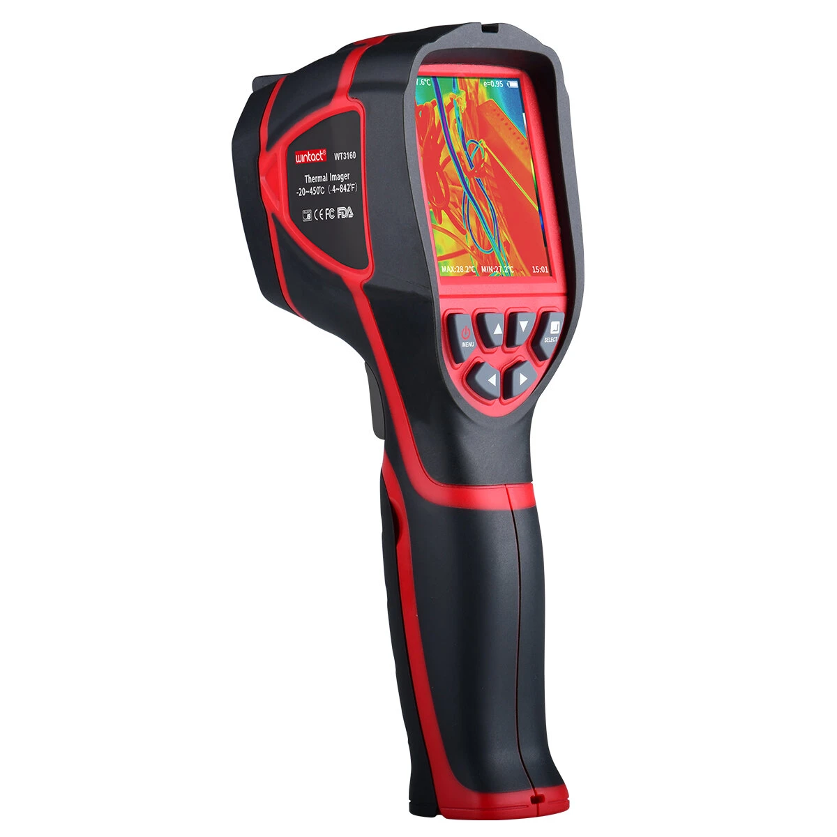 WT3160 Digital Infrared Thermal Imager | 160x120 IR Resolution | 2.8 Color Screen | Handheld HD Thermal Camera